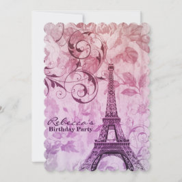 frans land eiffel tower parijs - verjaardag kaart