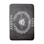 frans land farmhosue chalkboard  bijen badmat (Voorkant Verticaal)