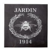 frans land farmhosue chalkboard bijen tegeltje (Voorkant)