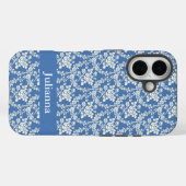 Frans Land Farmhouse Blue Floral Case-Mate iPhone Case (Achterkant (horizontaal))