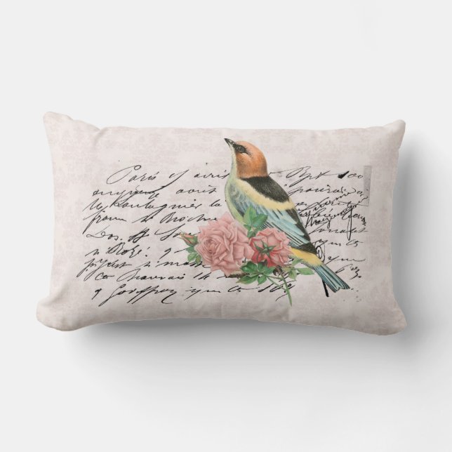  Frans land Floral Kussen (Voorkant)