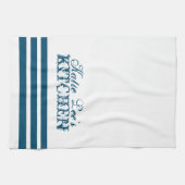 Frans land - Gepersonaliseerde thee- en keukenhand Theedoek (Horizontaal)