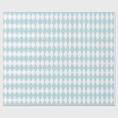 Frans land Harlequin Blue & White Cadeaupapier (Vlak)