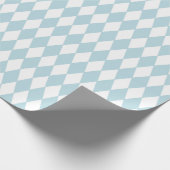 Frans land Harlequin Blue & White Cadeaupapier (Hoek)