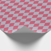 Frans land Harlequin Lila en Roos Cadeaupapier (Hoek)