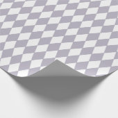 Frans land Harlequin Lila en wit Cadeaupapier (Hoek)