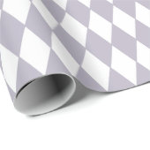 Frans land Harlequin Lila en wit Cadeaupapier (Rol Hoek)