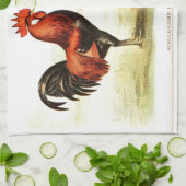 Frans Land Home Decor - Rooster en Hen Theedoek (Gevouwen)