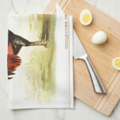 Frans Land Home Decor - Rooster en Hen Theedoek (Quarter Fold)