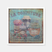 Frans land houdt jam Jars-vaartuigen in stand Servet (Voorkant)