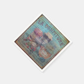 Frans land houdt jam Jars-vaartuigen in stand Servet (Hoek)