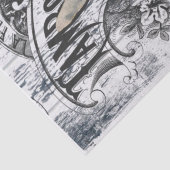 Frans land Hydrangea Floral konijn Tissuepapier (Detail)