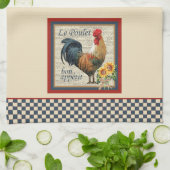 Frans Land Kitchen Blue Rooster Theedoek (Gevouwen)