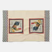 Frans Land Kitchen Blue Rooster Theedoek (Horizontaal)