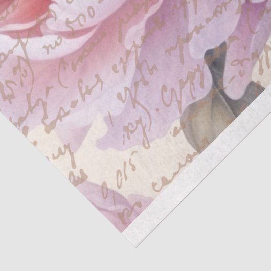 frans land Lila pioenrozen loskoppeling papier (Detail)