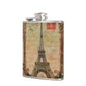 frans land moderne  parijs eiffeltoren heupfles (Links)