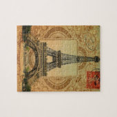frans land moderne parijs eiffeltoren legpuzzel (Horizontaal)