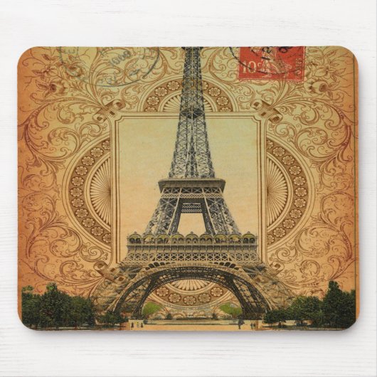 frans land moderne  parijs eiffeltoren muismat (Voorkant)