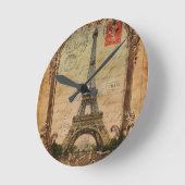 frans land moderne  parijs eiffeltoren ronde klok (Hoek)
