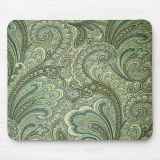 Frans land Paisley Sage Mousepad Muismat (Voorkant)