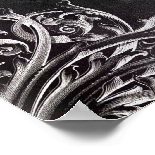 frans land paris tea partij chalkboard teapot poster (Hoek)