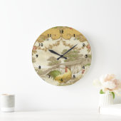Frans Land Rooster Hen Chicken Coop Clock Grote Klok (Huis)