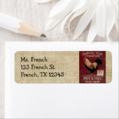 Frans Land Rooster Retouradres Labels (Insitu)