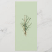 Frans Land Rozemarijn Sage Groen Rustiek Menu (Achterkant)