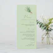 Frans Land Rozemarijn Sage Groen Rustiek Menu (Staand voorkant)