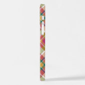 Frans Land Shabby Chic Flair Madras Patroon iPhone Hoesje (Linkerkant)