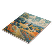 Frans Land Tegeltje (Zijkant)