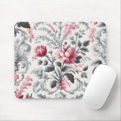 Frans land Toile Fleurie Roos Design Muismat (Met muis)