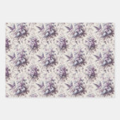 Frans land Toile Fleurie Vogels Inpakpapier Vel (Voorkant 3)