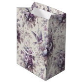 Frans land Toile Fleurie Vogels Medium Cadeauzakje (Achterkant Gekanteld)