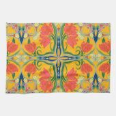 Frans land tulp keukenhanddoek (Horizontaal)