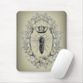 frans land Victoriaans kroon koningin bijen Muismat (Met muis)