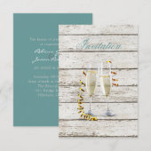 frans land witgewassen houtsnippers kaart (Voorkant / Achterkant)