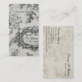  Frans land zwart schilderen Visitekaartje (Voorkant / Achterkant)