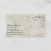  Frans land zwart schilderen Visitekaartje (Achterkant)