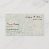  Frans landblauw schilderen Visitekaartje (Achterkant)