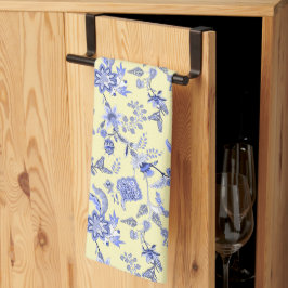 Frans landelijk blauw theedoek