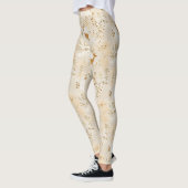 Frans landelijk hertenpatroon leggings (Links)