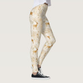 Frans landelijk hertenpatroon leggings (Rechts)