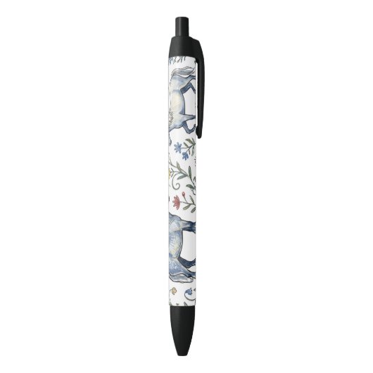 Frans Landpaard Zwarte Inkt Pen (Achterkant (Verticaal))