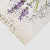 Frans Lavendel Bloementuinman  perkament Tissuepapier (Detail)