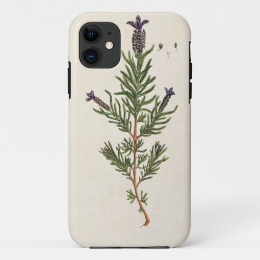 Frans Lavender, bord 241 uit 'A Curious Herbal' Case-Mate iPhone Case (Achterkant)