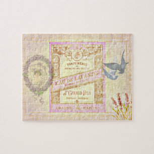 Frans Lavender Perfume Collage Legpuzzel