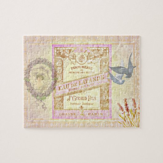 Frans Lavender Perfume Collage Legpuzzel (Horizontaal)