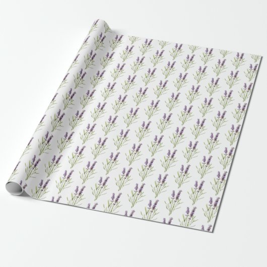  Frans Lavender Small Cadeaupapier (Uitgerold)