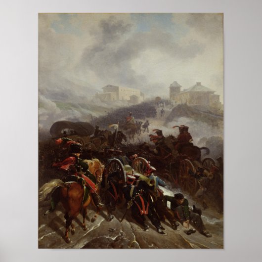 Frans leger kruist de Sierra de Guadarrama Poster (Voorkant)